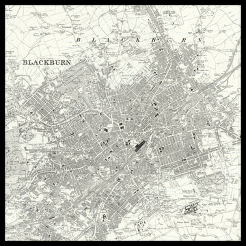 An old Ordnance Survey map of Blackburn