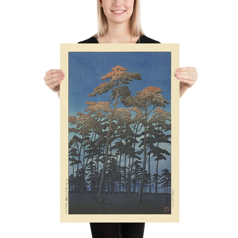 Parco Hikawa a Omiya di Hasui Kawase, 1930 