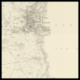 Personalised Old Map of Paignton