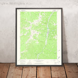 Old Map of Rico, Colorado by USGS, 1960 – San Juan National Forest & Dolores River
