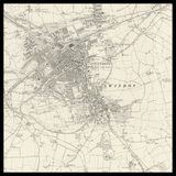 Personalised Old Map of Swindon