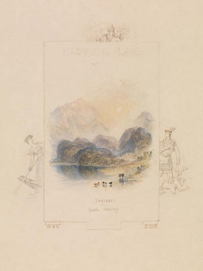 Design for an Illustration for Walter Scott’s ‘Lady of the Lake’ Loch Achray by Turner 1832