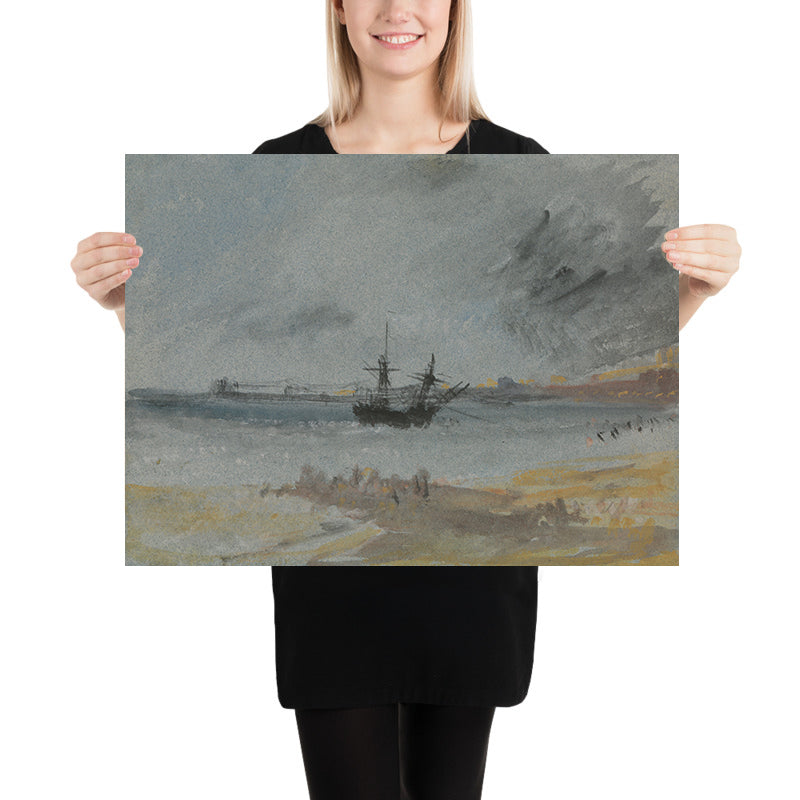 Nave Arenata a Brighton di Turner, 1830 