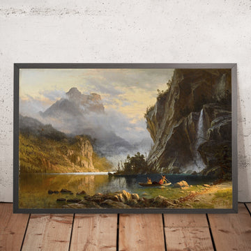 A framed image of 