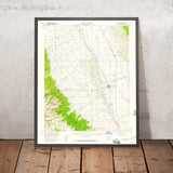 Old Map of Lone Pine, California by USGS, 1958 – Mount Whitney, Owens Lake & Manzanar