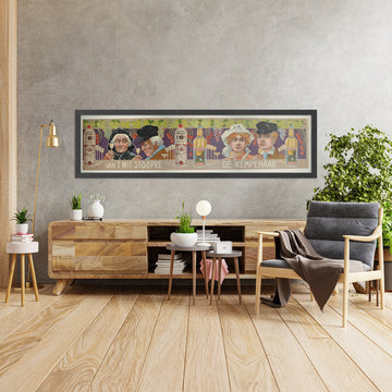 A framed image of ‘t Wit Stoopke and Elixir De Kempenaar Vintage Advertising Poster, 1905