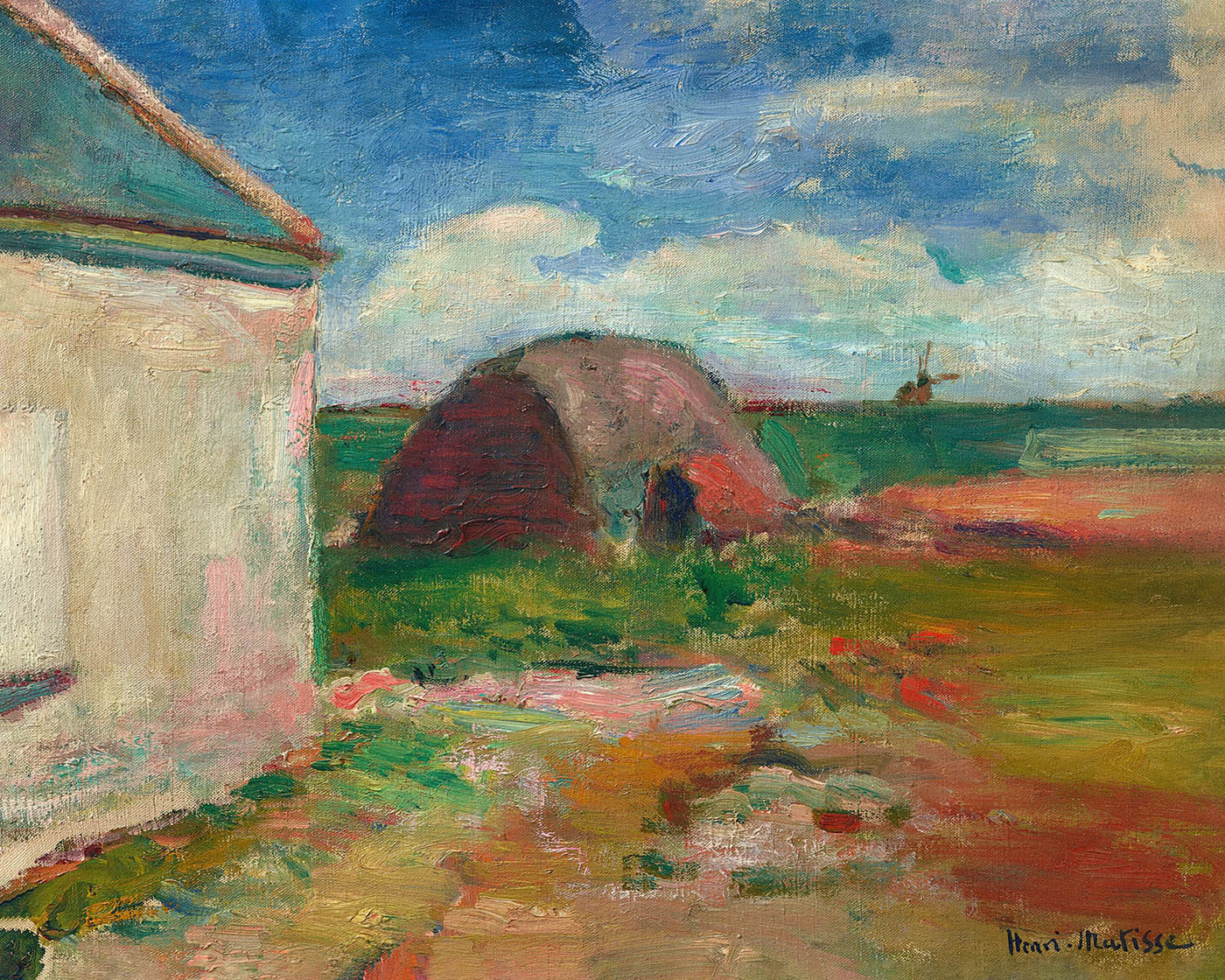 Paysage de Bretagne (Brittany landscape) by Henri Matisse, 1897