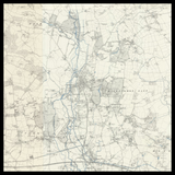Personalisierte alte Karte von Hillingdon 