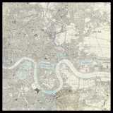 Carte ancienne personnalisée de Tower Hamlets 
