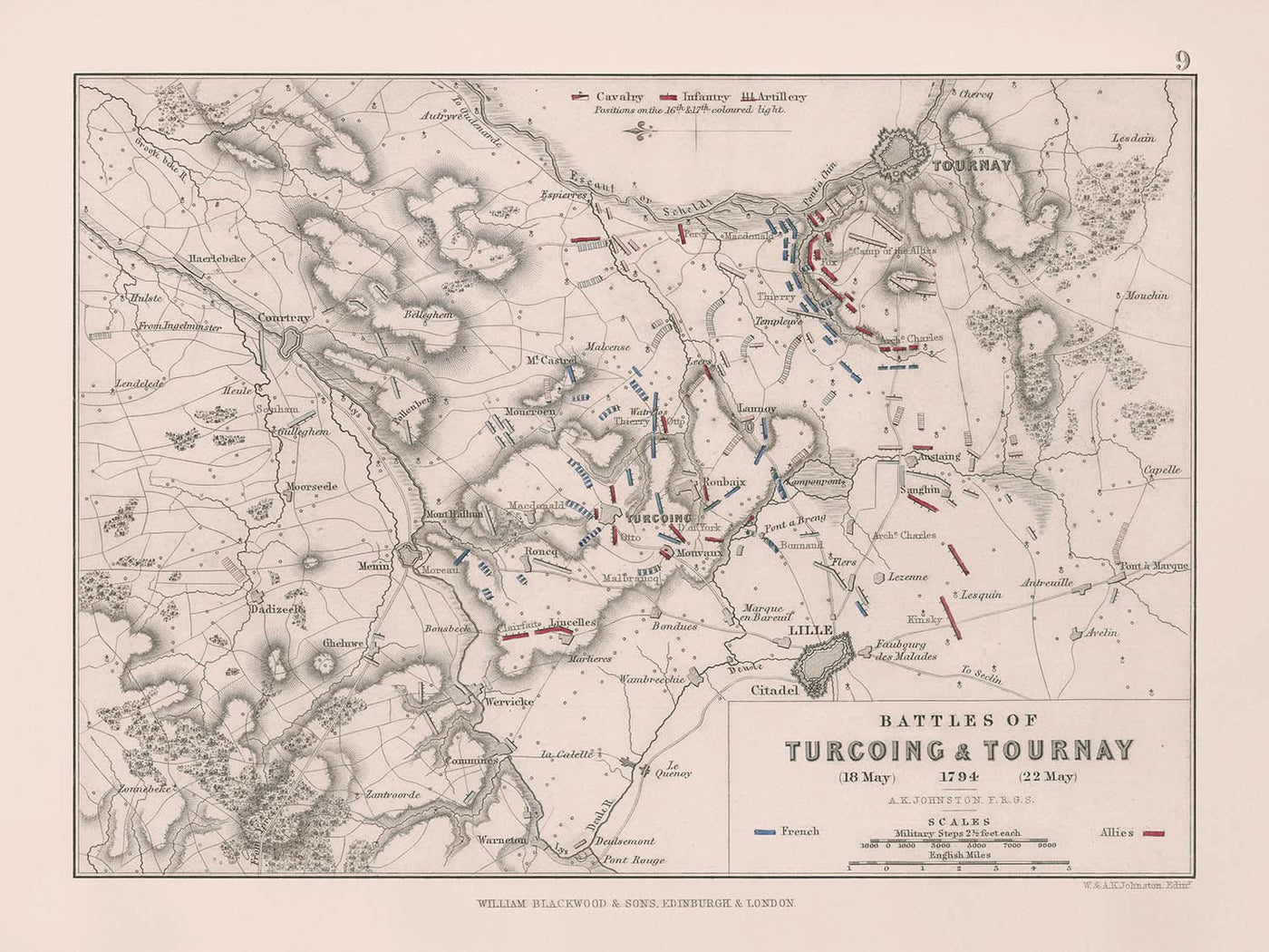 Battles of Turcoing & Tournay, 18 & 22 May 1794: French Revolutionary War