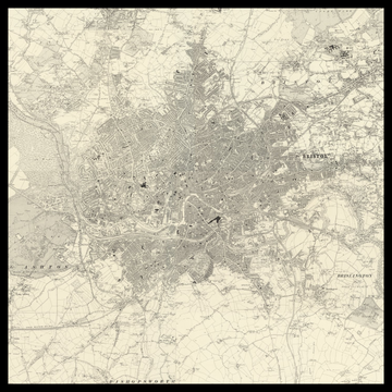 An old Ordnance Survey map of Bristol