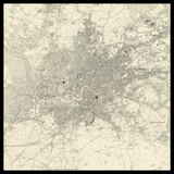 Personalised Old Map of Bristol