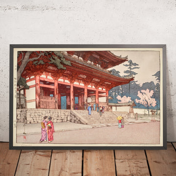 A framed image of 