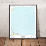Old Map of Dauphin Island, Alabama by USGS, 1958 – Mobile Bay, Fort Gaines & Alabama Port