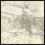 Personalised Old Map of Reading