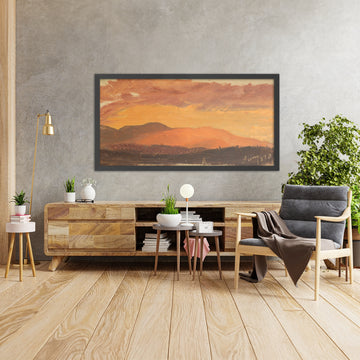 A framed image of 