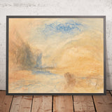 Paesaggio montano con lago di Turner, 1842 