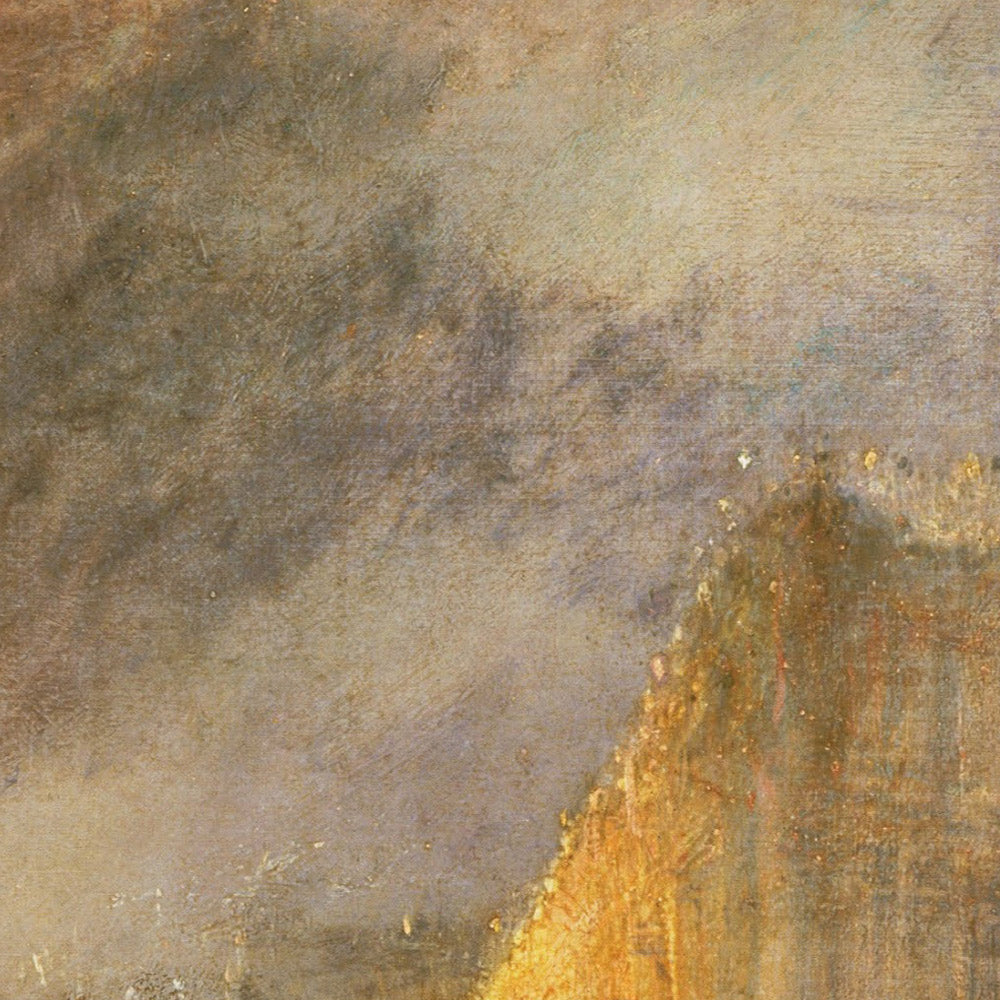 The Burning of the Houses of Lords and Commons, 16 October 1834 by Turner