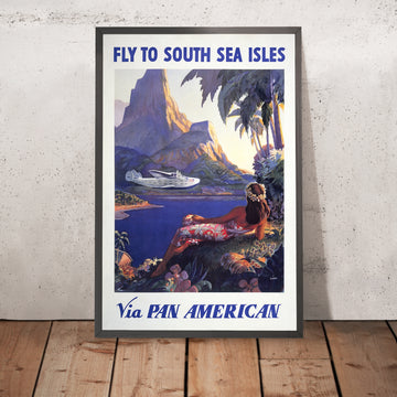 A framed image of 