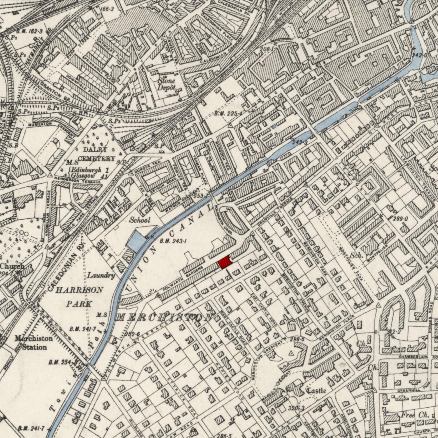 Personalised Old Map of Wolverhampton