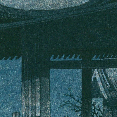 Kiyomizu Temple in Kyoto by Hasui Kawase, 1935