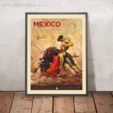 Cartel de viaje de México de Carlos Ruano Llopis, 1944 