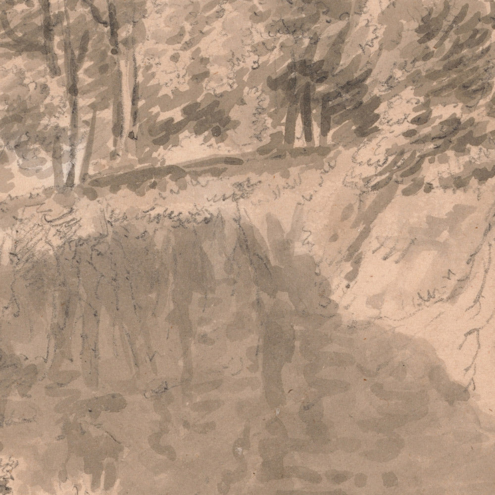 Man with Horse and Cart Entering a Quarry by Turner, 1797