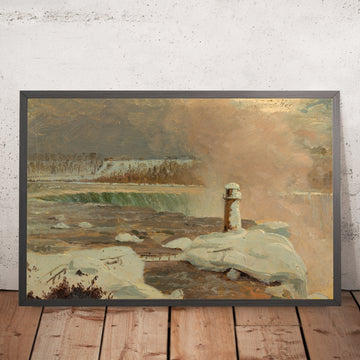 A framed image of 