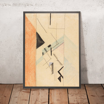 A framed image of Abstract Forms XX by August Macke, 1913