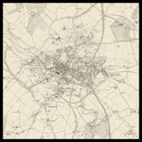 Personalised Old Map of St Albans