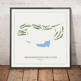 Orchardleigh Golf Club: Modern Golf Course Map