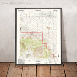 Map of Bishop, California by USGS, 1994 – Inyo National Forest, Bishop Creek & Sierra Nevada