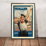 Reiseplakat Niederlande: Holland 