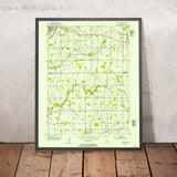 Old Map of Nashville, Indiana by USGS, 1953 – Brown County State Park & Salt Creek