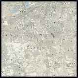 Mappa Antica Personalizzata di Clapham 