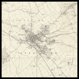 Mapa antiguo personalizado de Aylesbury 