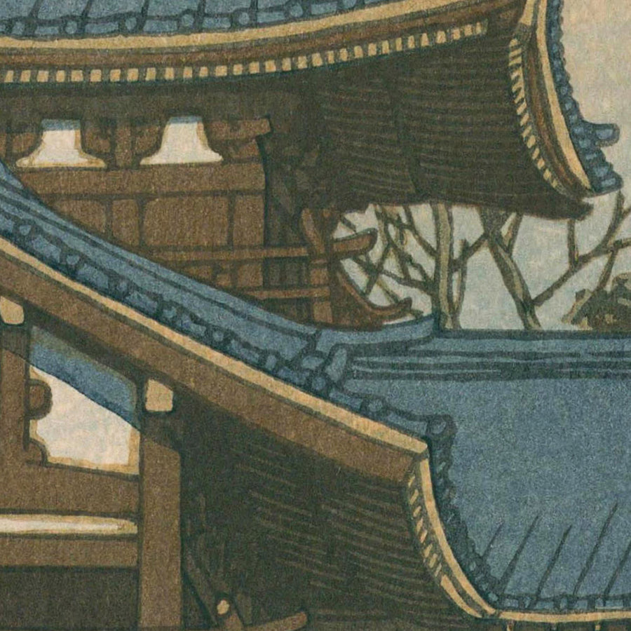 Byodo-in Temple in Uji-Renge near Kyoto by Hasui Kawase, 1935