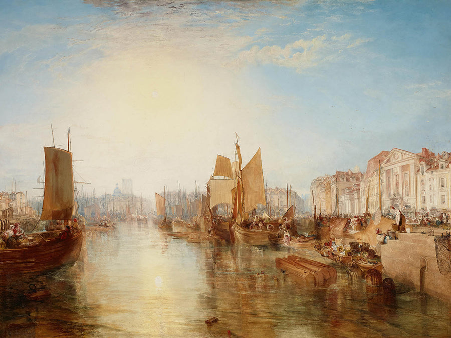 Il Porto di Dieppe di Turner, 1826 