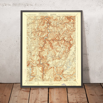 Old Map of McHenry, Maryland by USGS, 1900 – Accident, Deep Creek Lake & Youghiogheny River