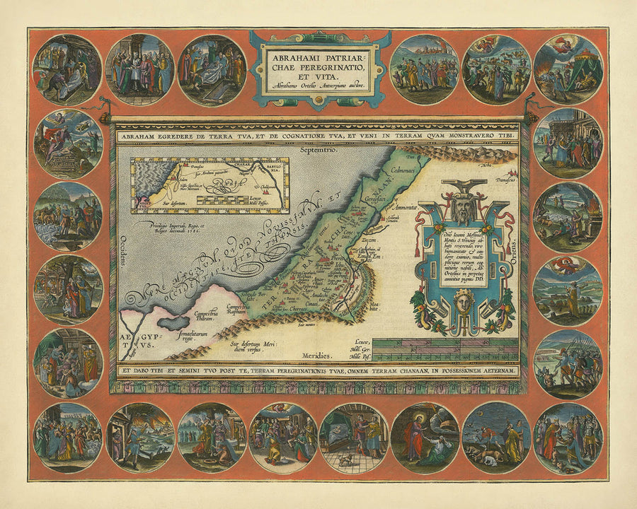 Rare Map of Abraham&