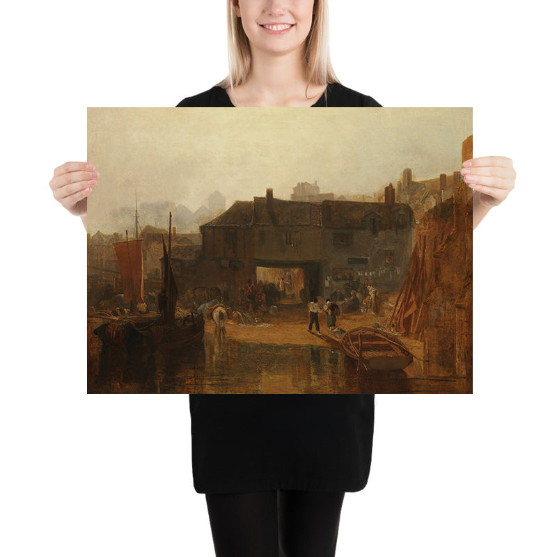 Saltash con il Water Ferry, Cornovaglia di Turner, 1811 