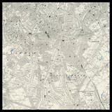 Mappa Antica Personalizzata di Brixton 
