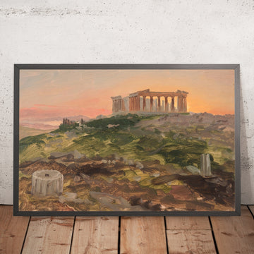 A framed image of 