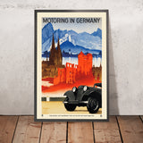 Germany Motor Car Travel Poster by Ludwig Hohlwein