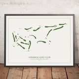 Lindrick Golf Club: Modern Golf Course Map