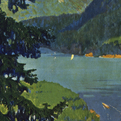 Lake Placid Travel Poster: Adirondack Mountains (New York Central Lines) by Walter L. Greene, 1920