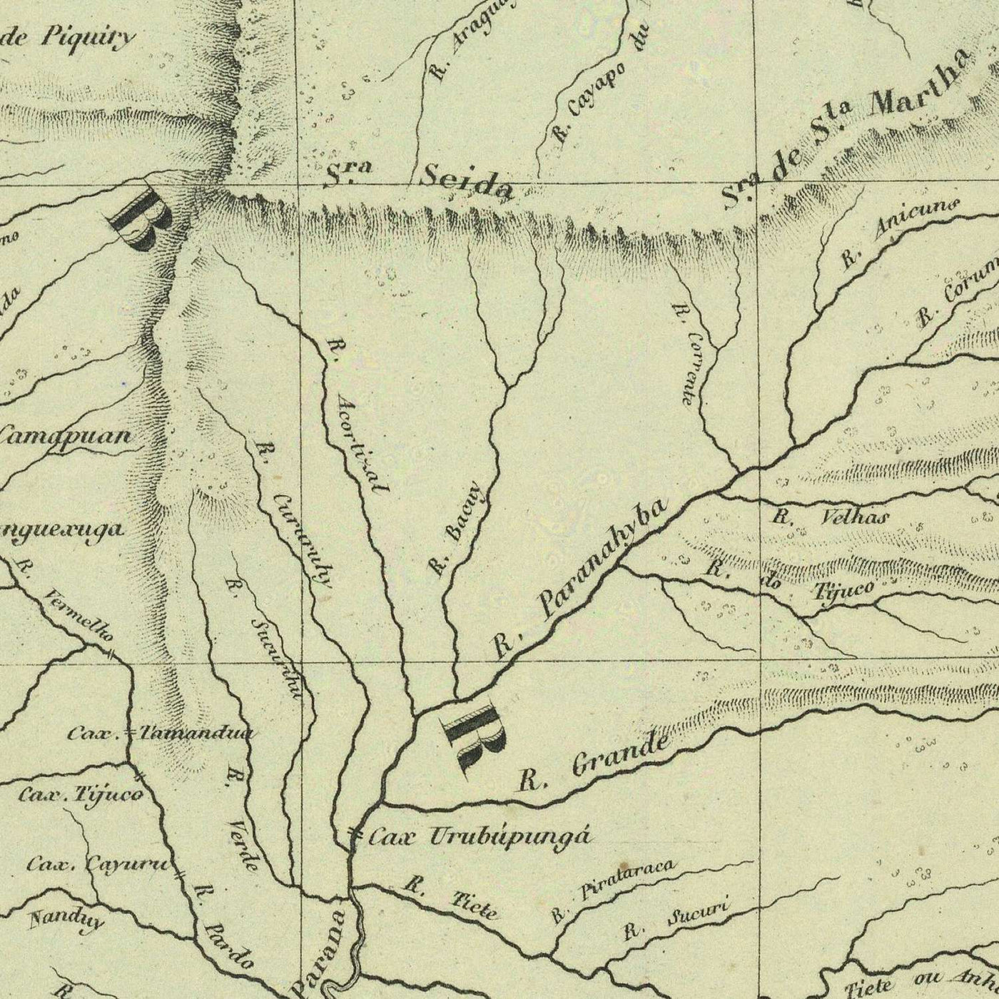 Old Map of Argentina, Chile, Uruguay & Paraguay by Garnier, 1860: Buenos Aires, Andes, Patagonia, Montevideo, Rio de la Plata