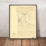 Old Map of Fort Smith, Arkansas by USGS, 1879 – Van Buren, Arkansas River & Poteau River