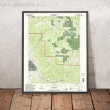 Map of Salida, Colorado by USGS, 1994 – Arkansas River & Arkansas Valley