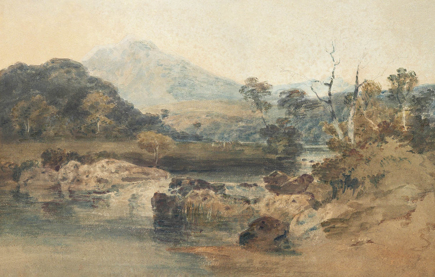 Snowdon from Beddgelert by Turner, 1798